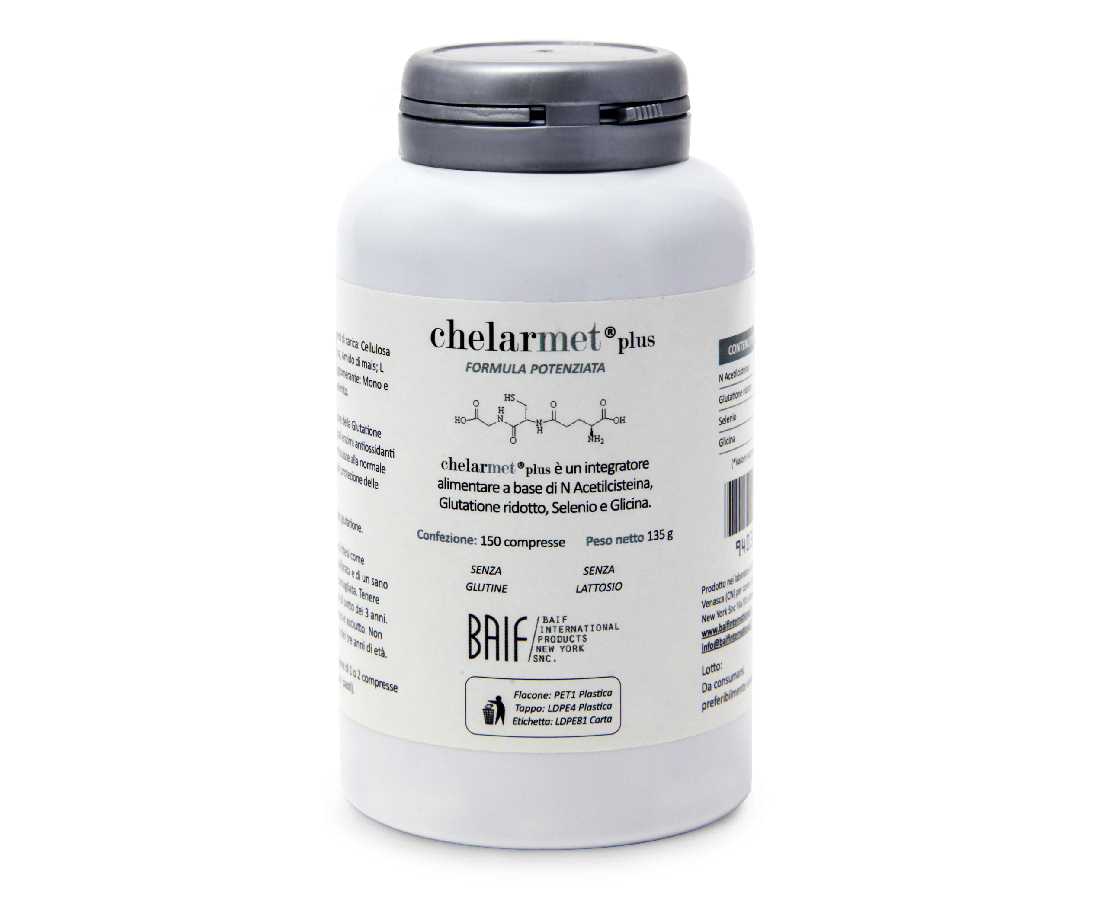 Integratore alimentare antiossidante e chelante: Chelarmet® Plus