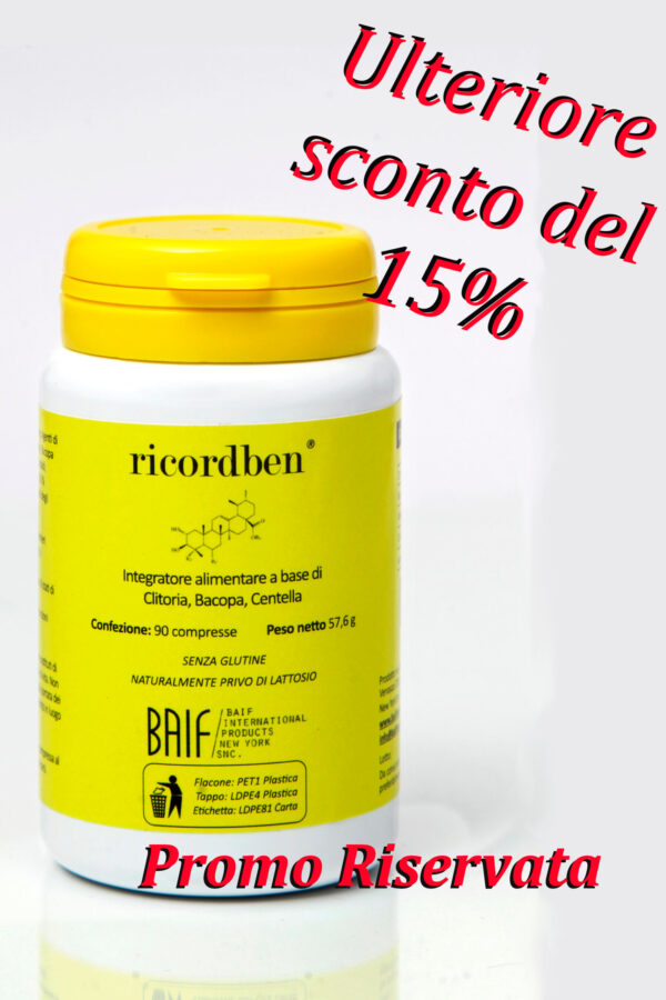 Ricordben® Promo 15% Sconto
